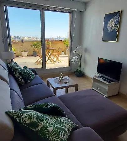 T2 Vue Mer, Terrasse Sud, Climatisation, Piscine Appartamento *